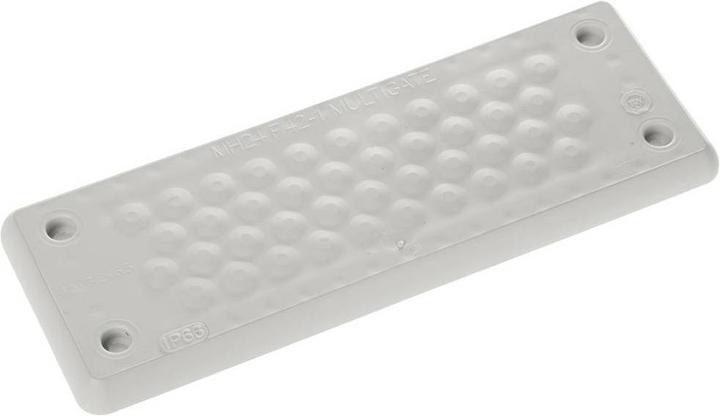 Immagine prodotto Trelleborg MH-24 F 42-1 GRIGIO CHIARO UL94 V-0 IP65 TPE Boccola a vite piastra (Foro cavo, 15.40 cm)
