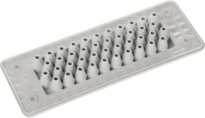 Immagine prodotto Trelleborg MH-24 F 42-1 GRIGIO CHIARO UL94 V-0 IP65 TPE Boccola a vite piastra (Foro cavo, 15.40 cm)