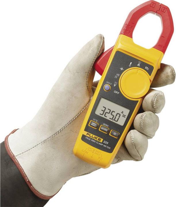 Immagine prodotto Fluke 325 Pinza amperometrica, multimetro portatile calibrato (ISO) digitale CAT III 600 V, C (CAT III 600V, CAT IV 300V)
