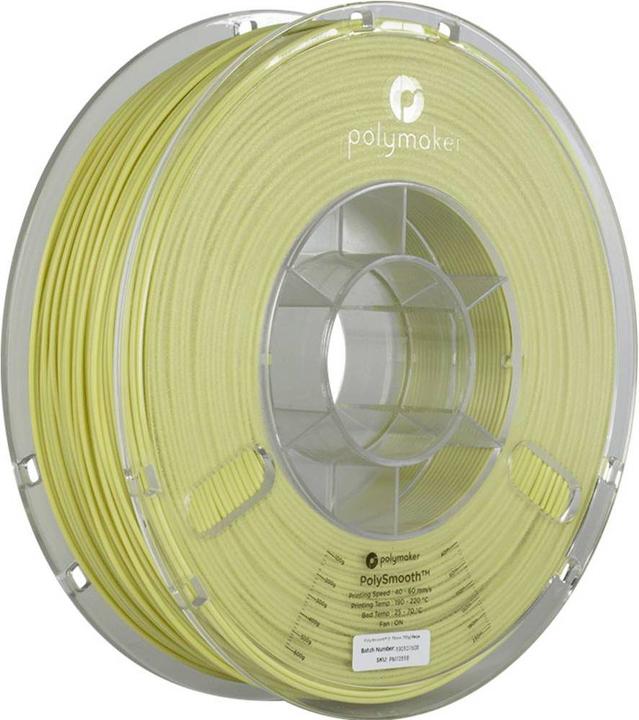 Actual product image Polymaker PJ01012 PolySmooth Filament polishable 1.75 mm 750 g Beige 1 pc. (PVB, 1.75 mm, 750 g, Beige)