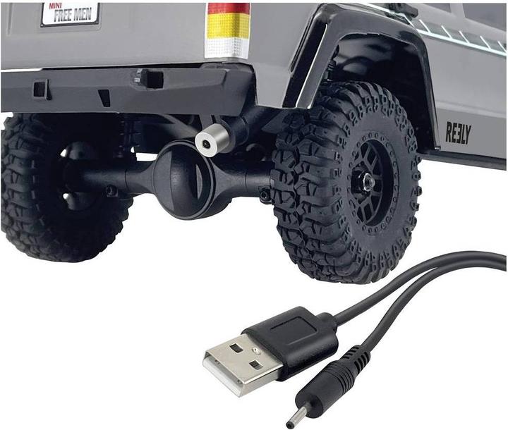 Actual product image Reely Mini Freemen Brushed 1 16 RC Entry Level Model Car Electric Crawler Four Wheel Drive (RTR Ready-to-Run)