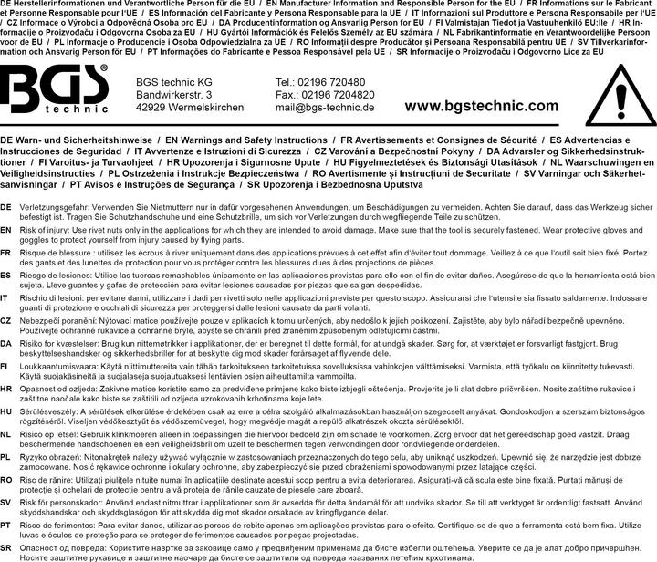 Produktbild BGS Nietmuttern-Sortiment
