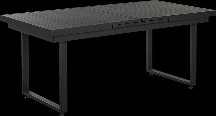 Image du produit Beliani Table de jardin aluminium noir 180 / 240 x 90 cm extensible VALCANETTO (90 cm)