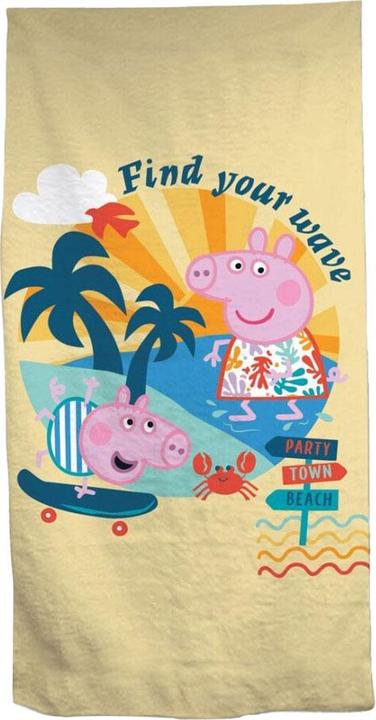 Actual product image Peppa Pig beach towel, 70x140cm (140 x 70 cm)