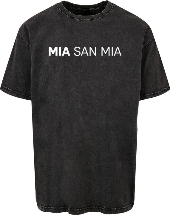 Produktbild FC Bayern München Mia San Mia B/W Acid Washed Heavy Oversize Tee - 115363 (XXL)