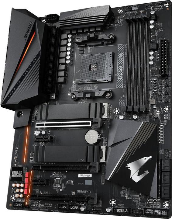 Produktbild Gigabyte MB GBT AMD AM4 B550 Aorus Pro V2 (AM4, AMD B550, ATX)