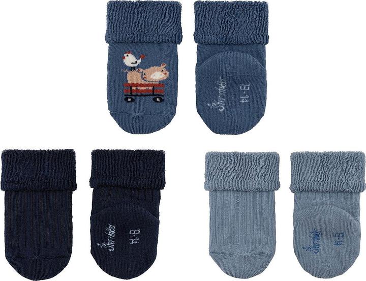 Produktbild Sterntaler Baby Söckchen 3er Pack Tiere (3er Pack, 17 - 18)