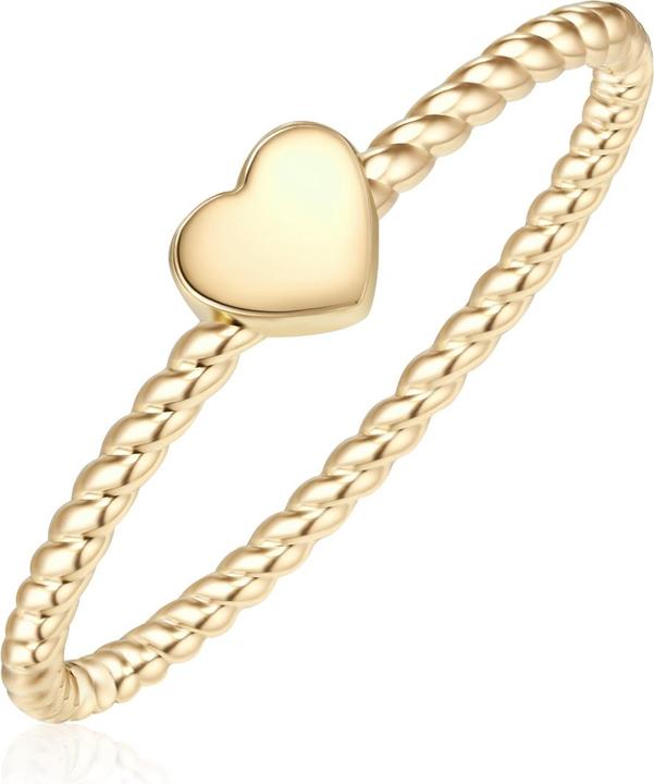 Image du produit Glanzstücke München Mesdames coeur argent sterling or jaune - 10100 (60, Argent 925)