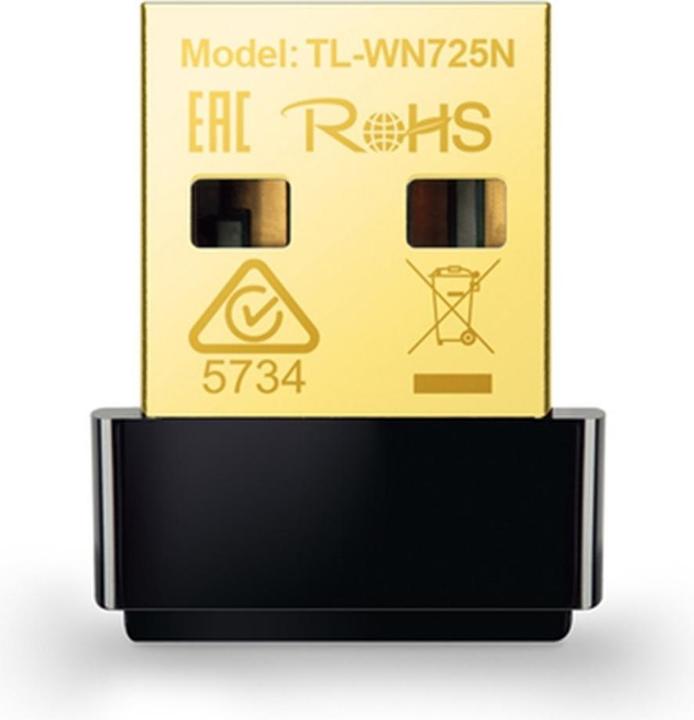 TP-Link TL-WN725N, Wireless N Nano (USB 2.0)