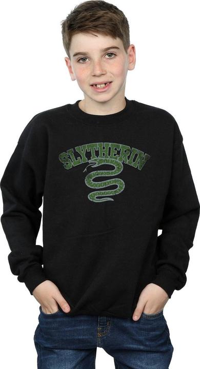 Actual product image Boys Slytherin Sport Emblem Sweatshirt (140, 146)