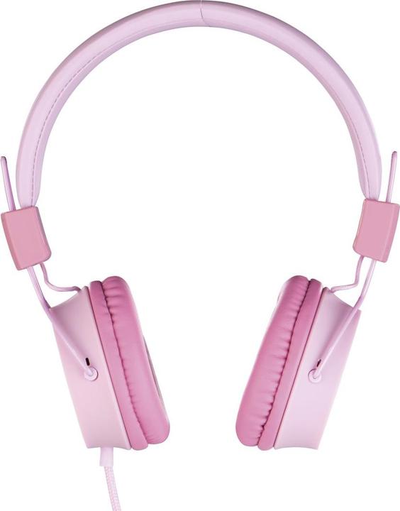 Produktbild Thomson HED8100P Kinderkopfhörer, On-Ear, mit Kabel, Lautstärkebegrenzung, Rosa