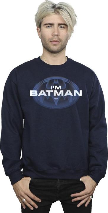 Actual product image Mens The Flash I'm Batman Sweatshirt (L)