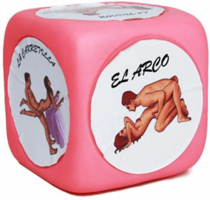 Image du produit Diablo Picante Super Grand Cube D'Entretien Kamasutra Rose (Jeux de dés)