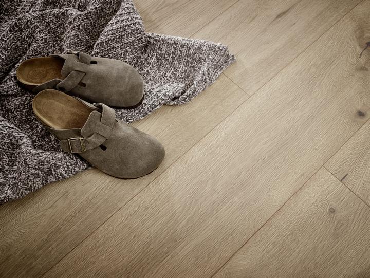 DIY-Wood Laminatfussboden Noblesse V4 Wide Artisan Oak Natual FSC 8 x 1380 x 244 mm (Laminat)
