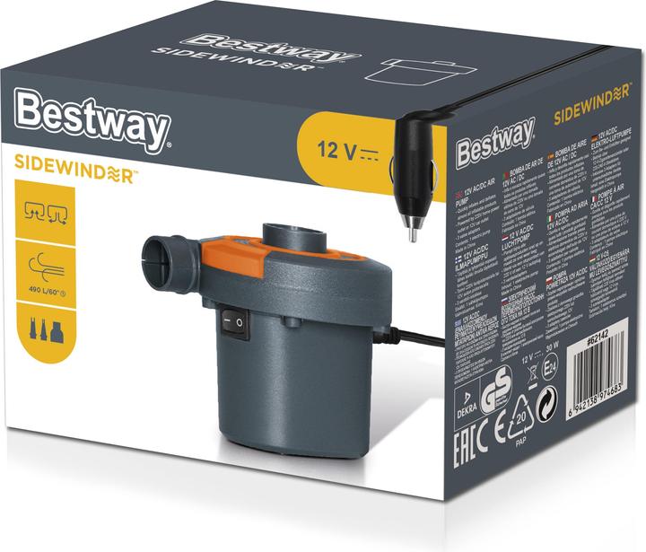 Actual product image Bestway Air Pump 12 AC/DC Air Pump