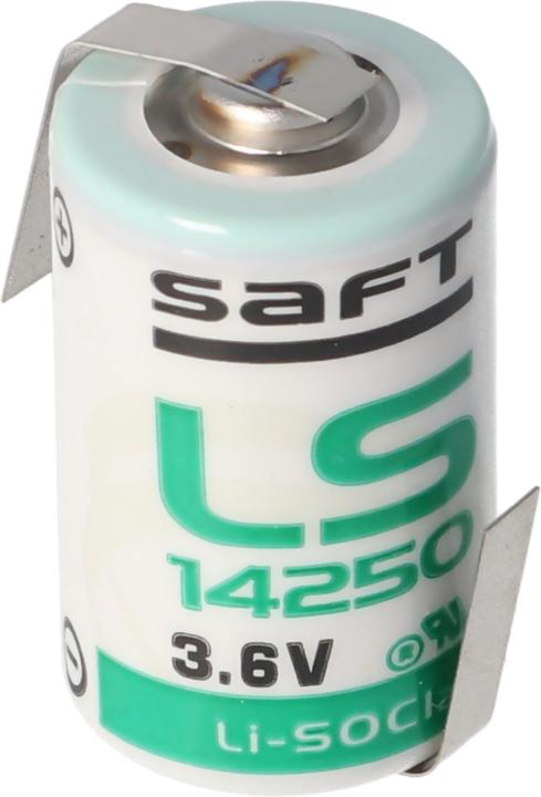 Produktbild Saft Batterie LS14250CNR, Size 1/2 AA, Lötfahnen Z-Form (1 Stk., AA, 1100 mAh)