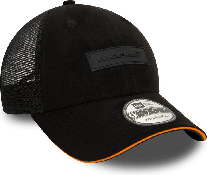 Produktbild New Era 9Forty Mesh Snapback Cap - Suede Mclaren Schwarz