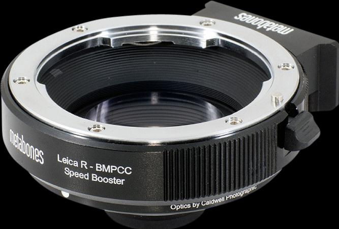 Immagine prodotto Metabones Speed Booster Leica R su Blackmagic BMPCC MFT