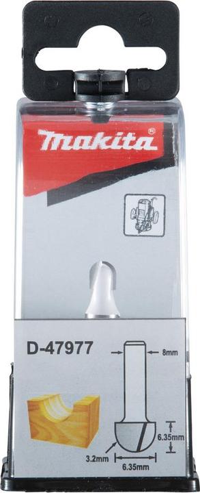 Actual product image Makita Round nose cutter