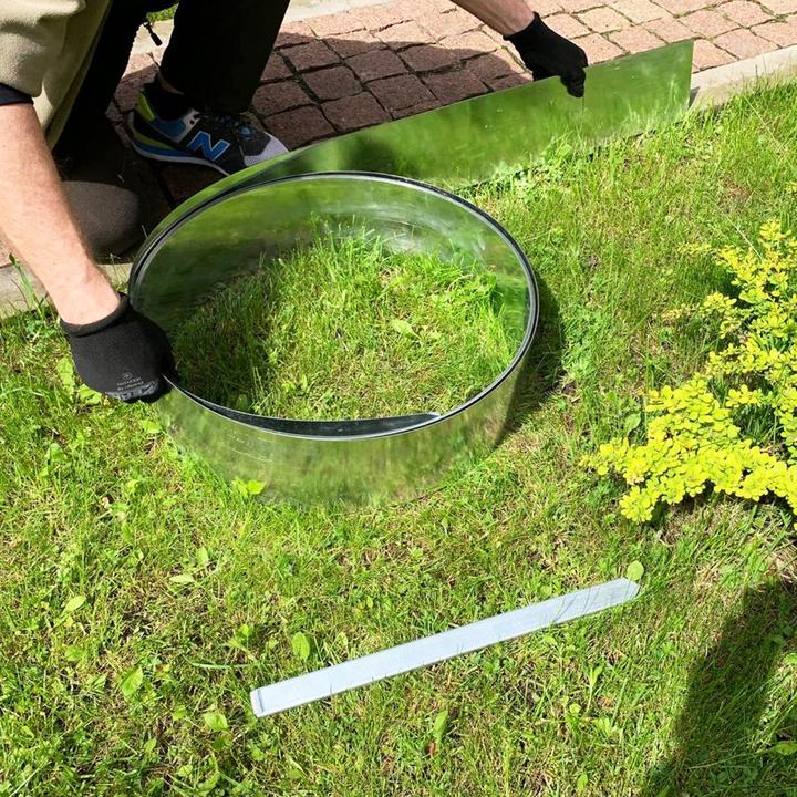 Produktbild Green Split Rasenkantenband Metall Alu/Zink 25 cm x 10 Meter (1000 cm)