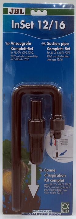 Produktbild JBL Aquaristik und Terraristik InSet 12/16 Ansaugrohr Komplett-Set