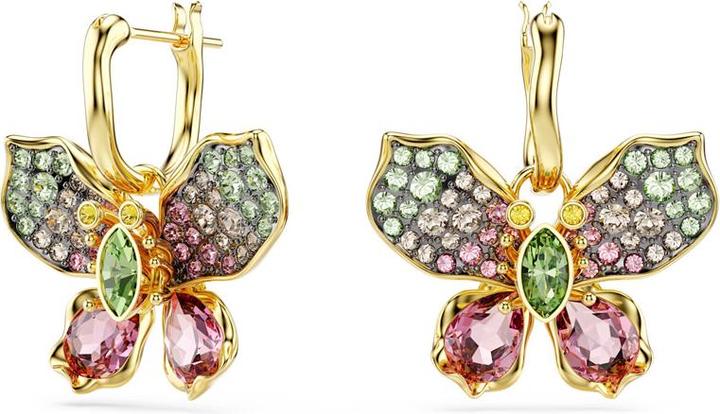 Immagine prodotto Swarovski Idyllia Drop Ohrhänger Verschiedene Schliffe Pavé Schmetterling Mehrfarbig (Metallo Swarovski)