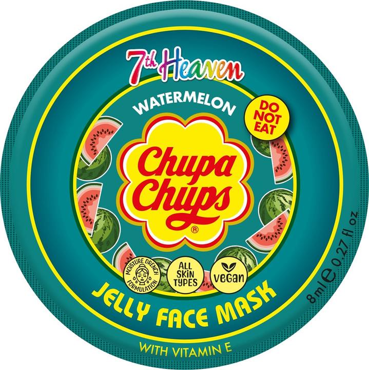 Actual product image 7th Heaven Jelly Mask Chupa Chups Watermelon 8 ml (8 ml)