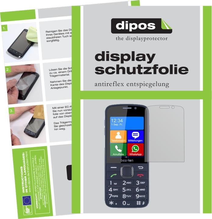 Actual product image Dipos Screen Protector Anti-Glare (6 Piece, Beafon SL820)