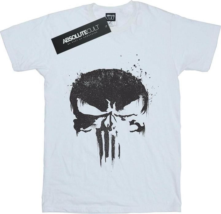 The Punisher TV Skull Logo TShirt (S)