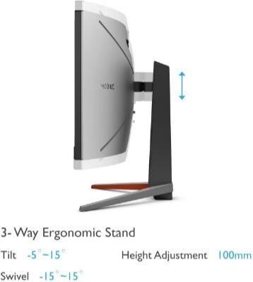 Image du produit BenQ EX3410R (3440 x 1440 pixels, 34")