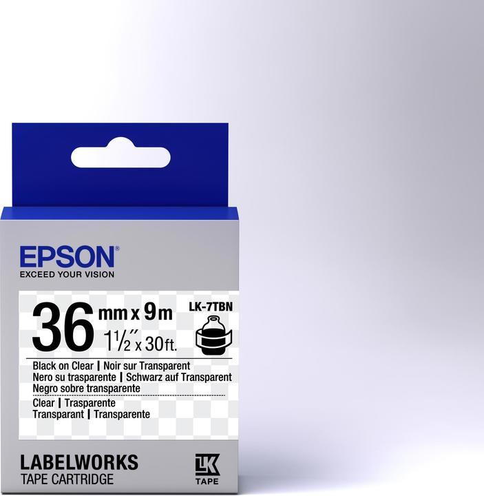 Actual product image Epson Label Cassette Lk-7tbn