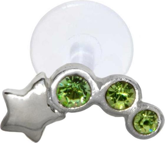 Immagine prodotto Bijouteria Piercing orecchio (Bioplastica, Vetro (di orologio), Argento 925)