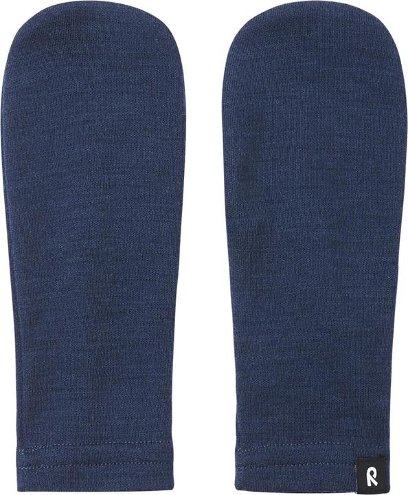 Actual product image Reima Kids Wool Mittens Eino Navy (1, 2)