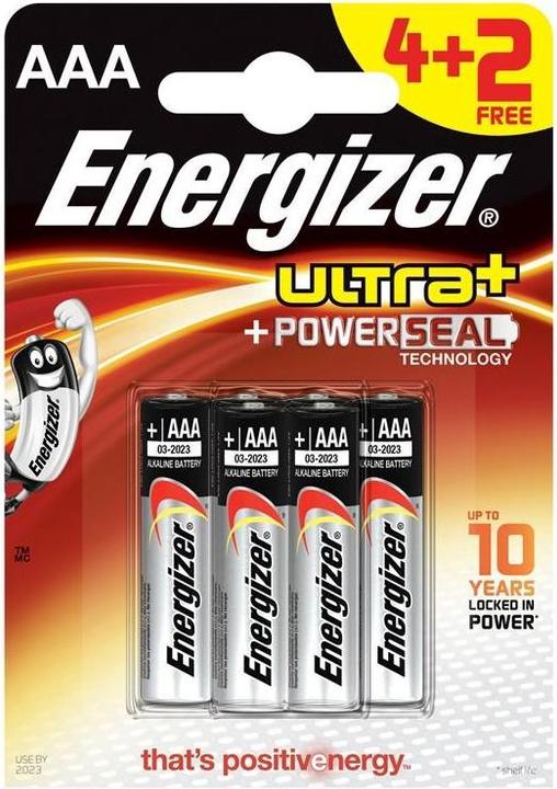 Image du produit Energizer Pile Max 4+2 Micro (AAA) alcaline-manganèse 1.5 V 6 pcs. (6 pcs, AAA)