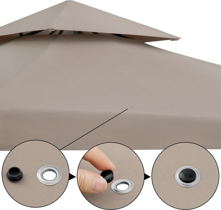 Produktbild Casaria Pavillon Lorca 3x3m (300 cm, 300 cm)