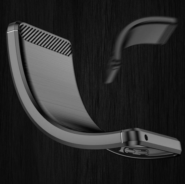 Actual product image Screenguard Samsung Galaxy S23 Cover Carbon Brushed Soft TPU (Samsung Galaxy S23+)