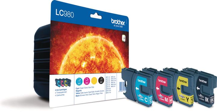 Produktbild Brother LC-980 Value Pack (M, BK, C, Y)