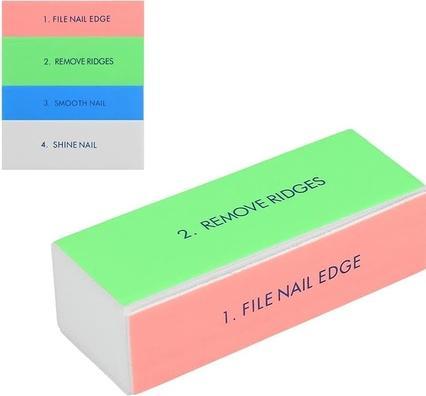 Tools for Beauty T4B MIMO Four-Sided Polishing Block - Multicolor