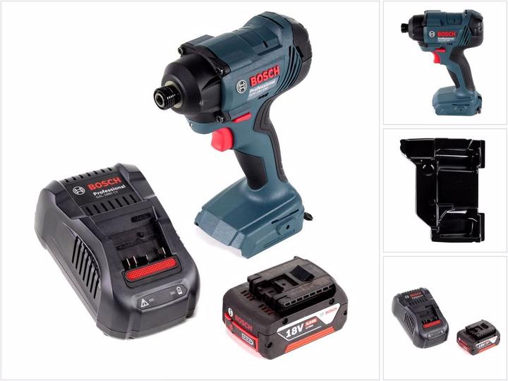 Productafbeelding Bosch Professional Bosch GDR 18V-160 snoerloze slagmoersleutel 18V 1/4" 160Nm + 1x accu 5.0Ah + lader + inzetstuk - oh (Oplaadbare batterij)