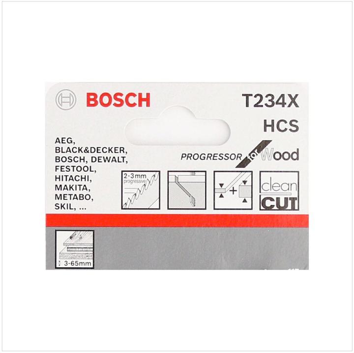 Actual product image Bosch Professional Zubehör Stichsägeblatt T 234 X