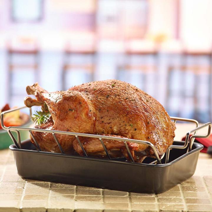 Image du produit BIG Green Egg Ribs and Roasting Rack voor M en S rvs (côtes et grille de rôtissage de l'oeuf vert pour