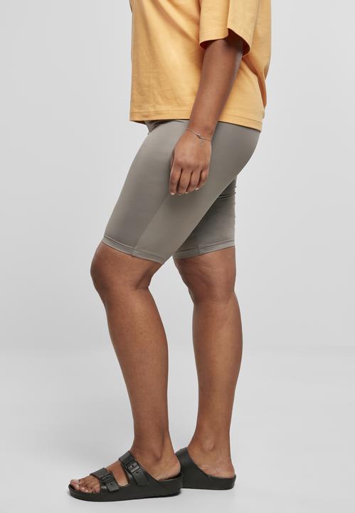 Actual product image Urban Classics Ladies Imitation Leather Cycle Shorts (XS)