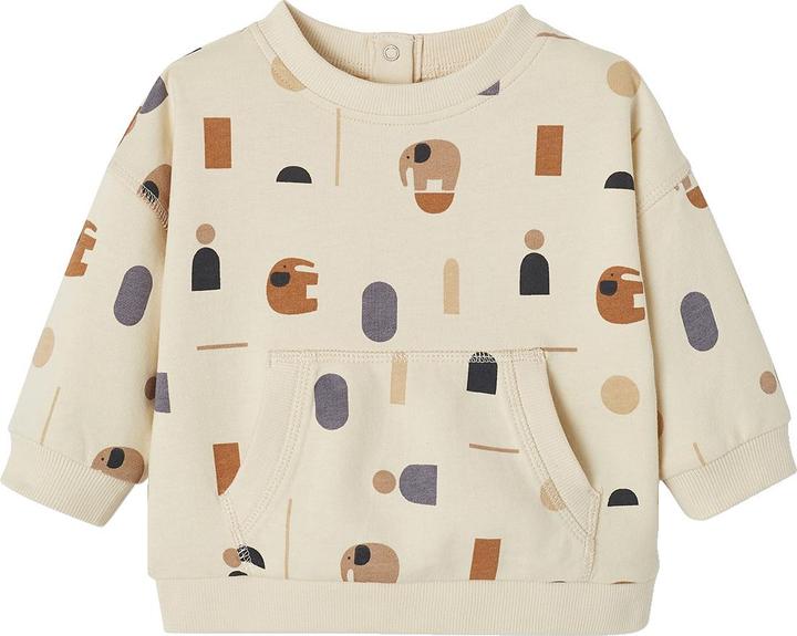 light beige printed