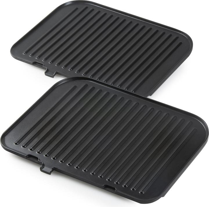 Immagine prodotto Domo Genius Grill elettrico a contatto Rivestimento antiaderente, con display Acciaio inox, nero (Spina UE)