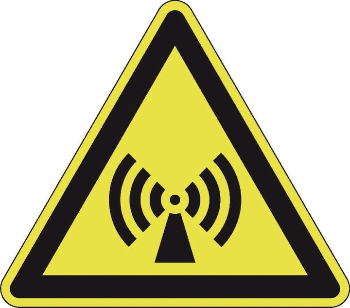 Image du produit BRW Panneau de signalisation champ électromagnétique - 20 cm