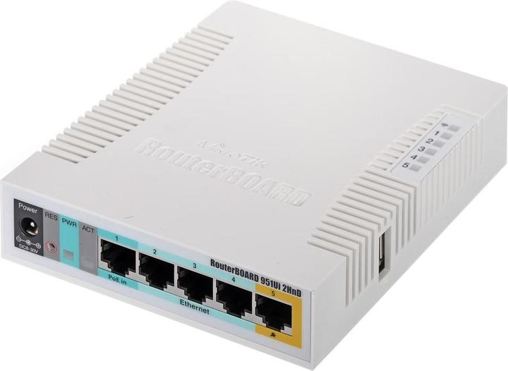 Image du produit MikroTik RB951UI-2HND : Routeur WLAN à 5 ports