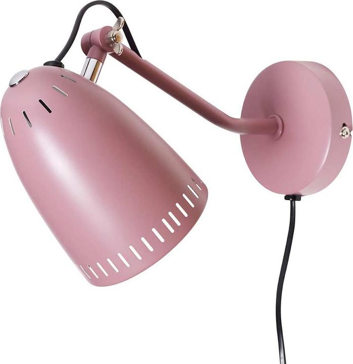 Actual product image Superliving Wall lamp metal "Dynamo" matt pink (E14)