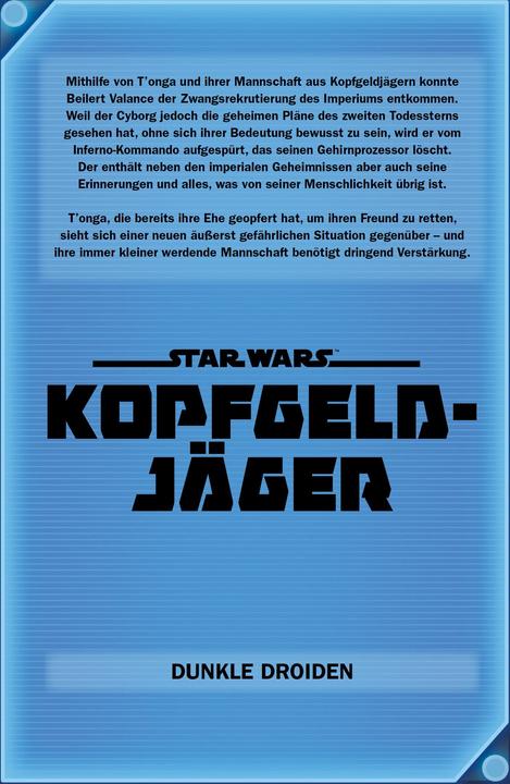 Actual product image Panini Star Wars Comics: Kopfgeldjäger VII - Dunkle Droiden (German, Paolo Villanelli, Ethan Sacks, Davide Tinto, Jethro Morales, Lan Medina, 2024)