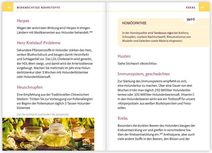 Image du produit Holunder - Juwel der Hausapotheke. Kompakt-Ratgeber (Allemand, Barbara Simonsohn, 2024)