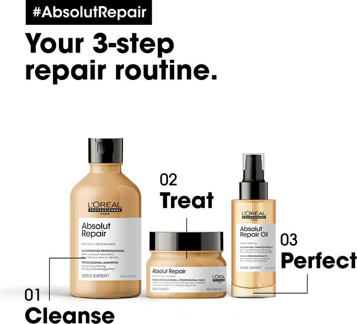 Actual product image L'Oréal Professionnel Absolut Repair Oil (90 ml)